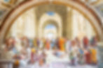 the school of athens painting in the vatican, italy