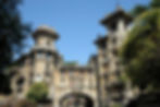Arch between the Buildings of the Ambassadors, Quartiere Coppedè in Rome, Italy
